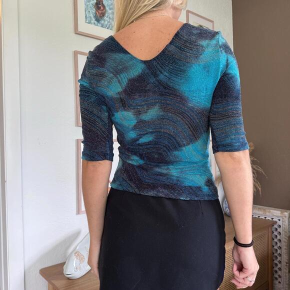 Mkm Blue Galaxysea Top No - Picture 4 of 6